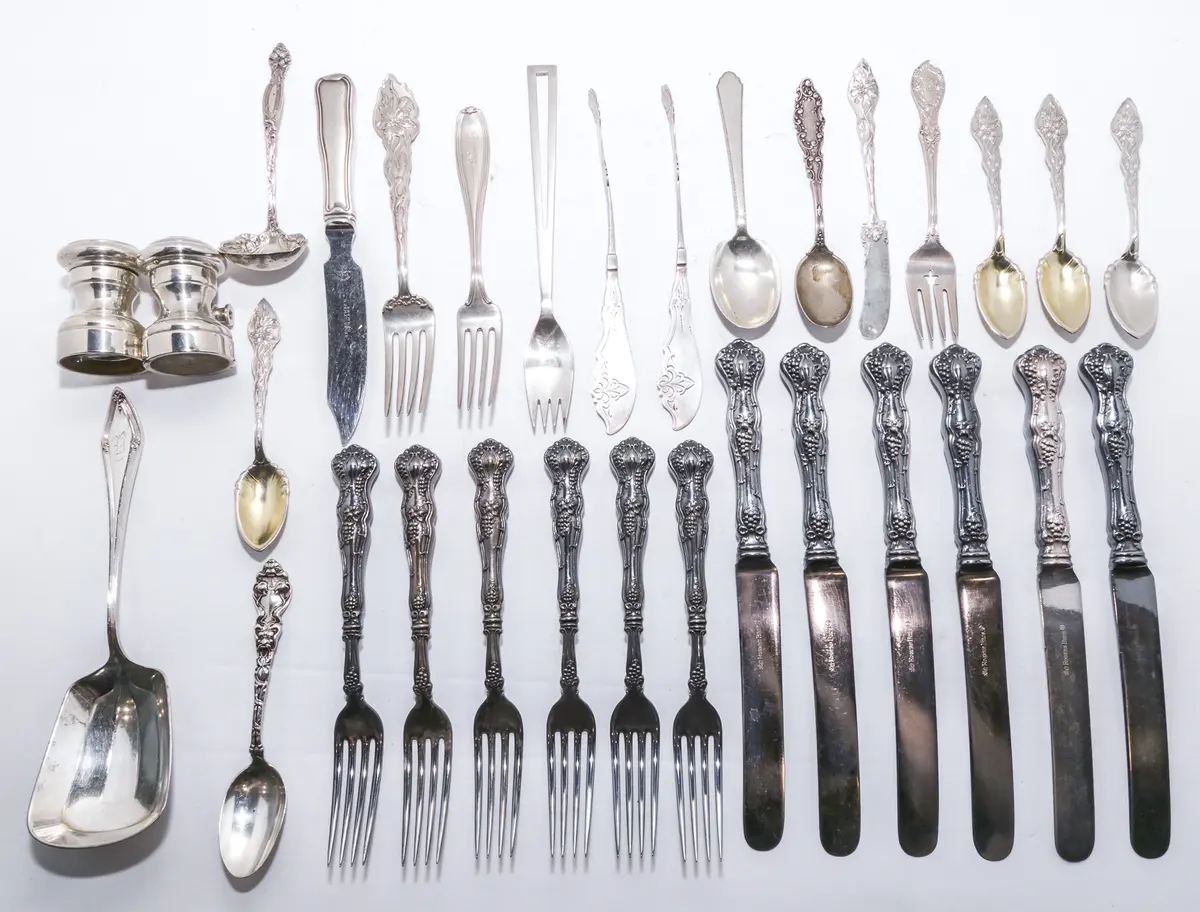 Group of Sterling & Coin Silver Flatware