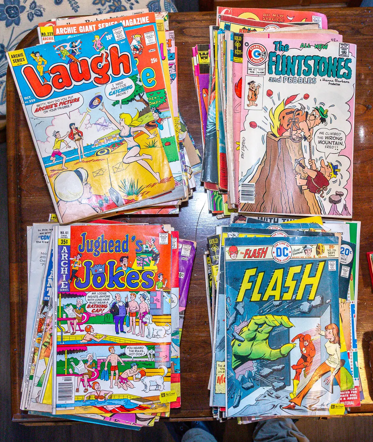 An Assortment of Vintage Comic Books