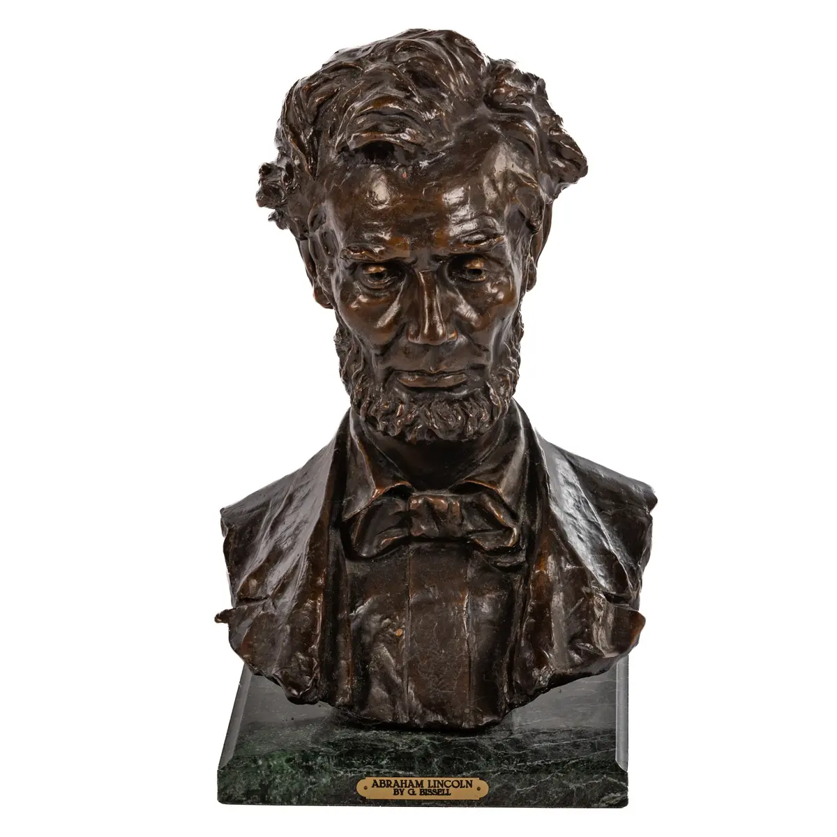 After George Bissell "Abraham Lincoln" bronze bust