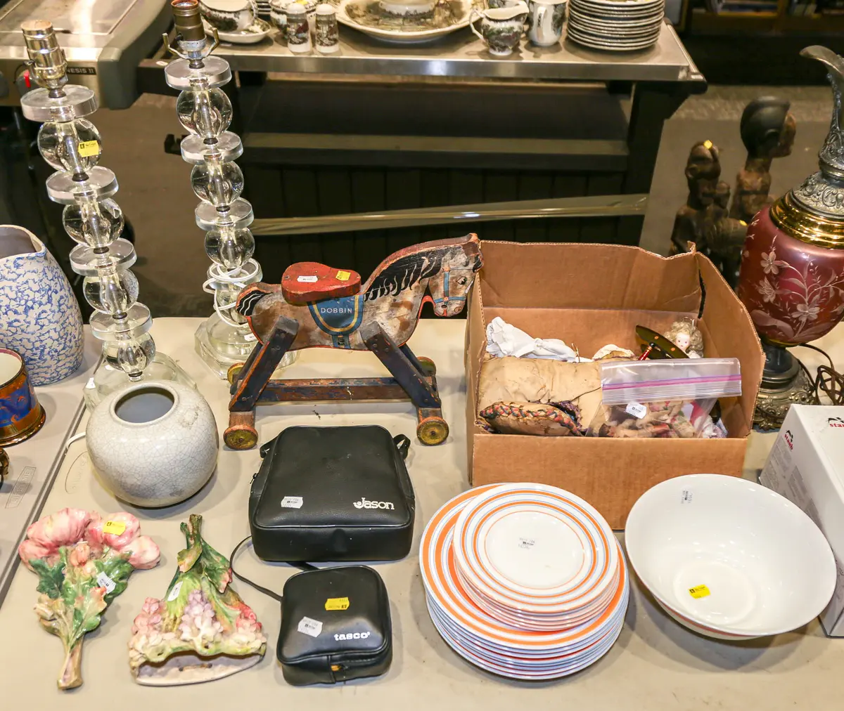 An Assortment of Toys, China & Decorations