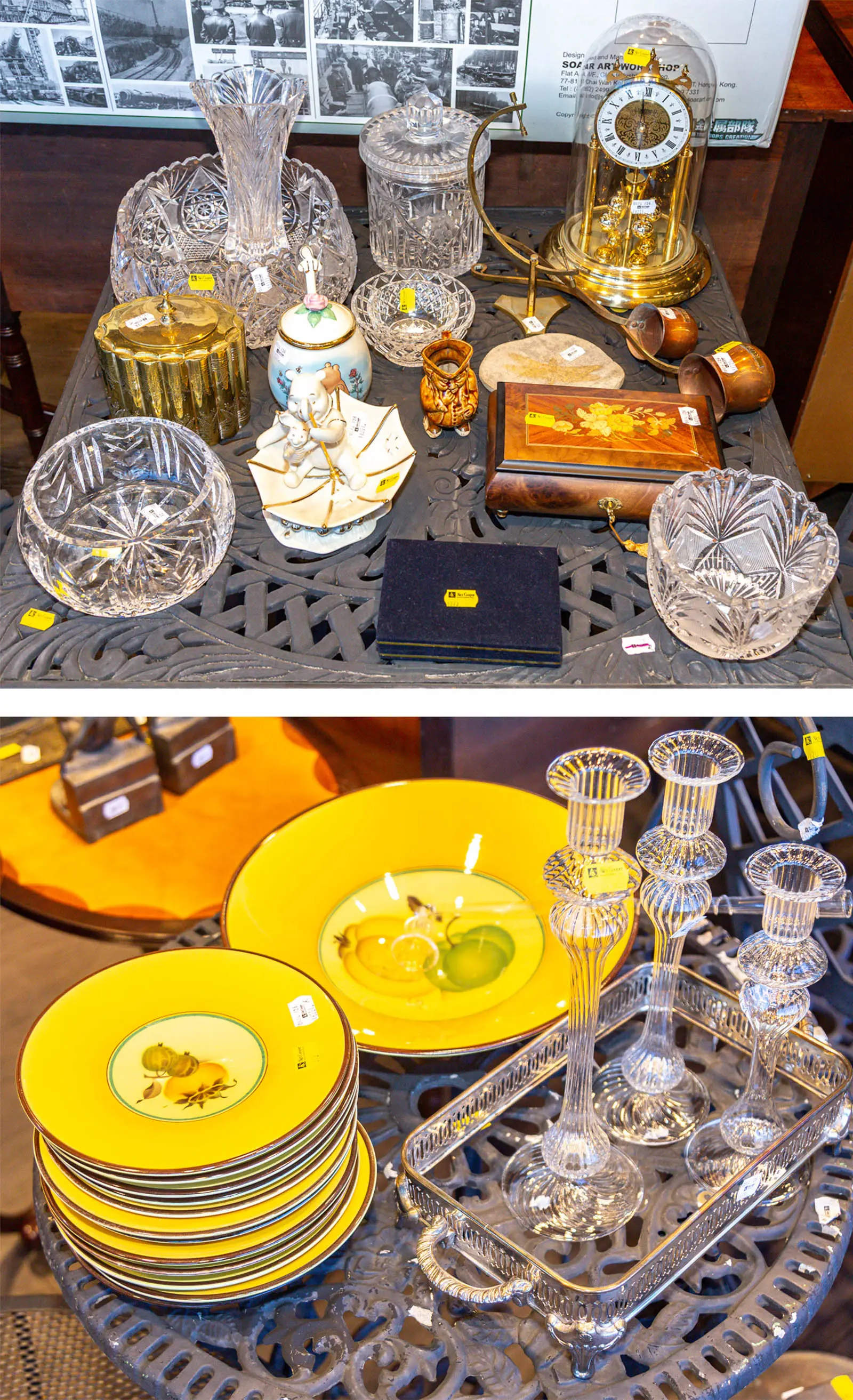 A Royal Copenhagen Faience Partial Dessert Set
