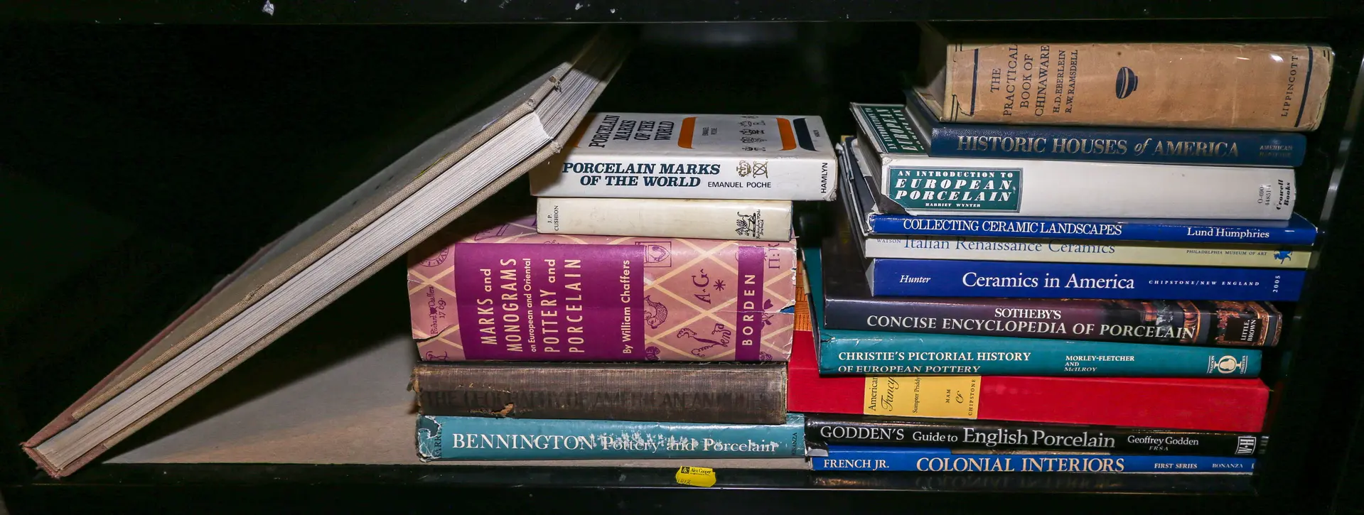 A Group of Reference Books, Primarily Ceramics