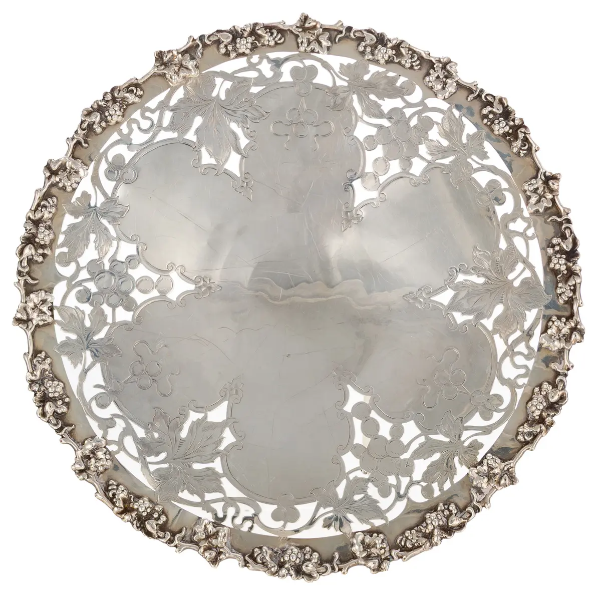 Gorham Sterling Pedestal Sandwich Tray