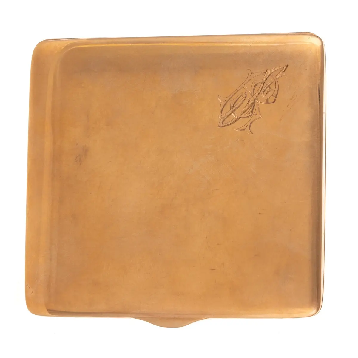 A Hardy Bros. Ltd. Gold Cigarette Case in 9K