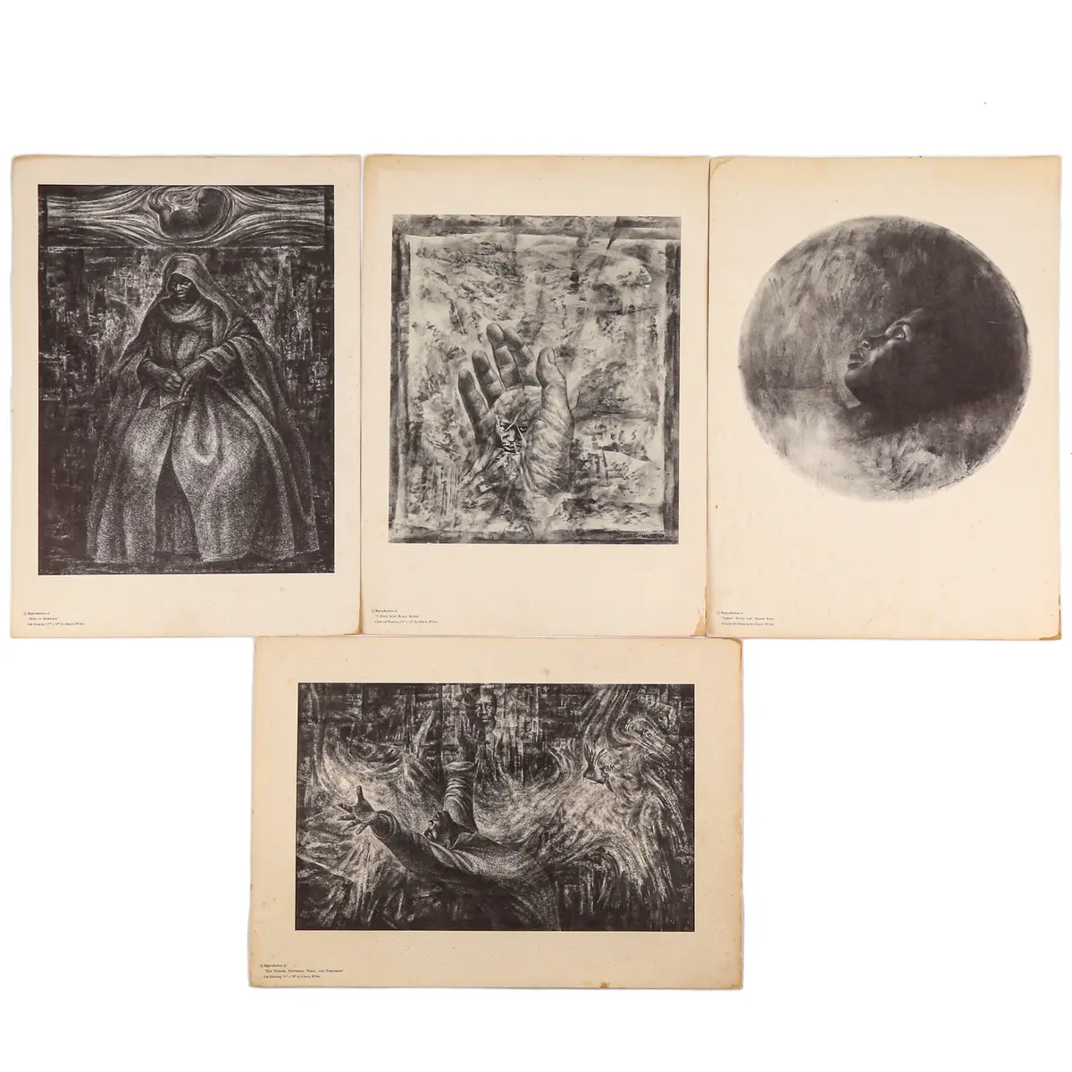 Charles White. "I Have a Dream Portfolio," offset lithographs