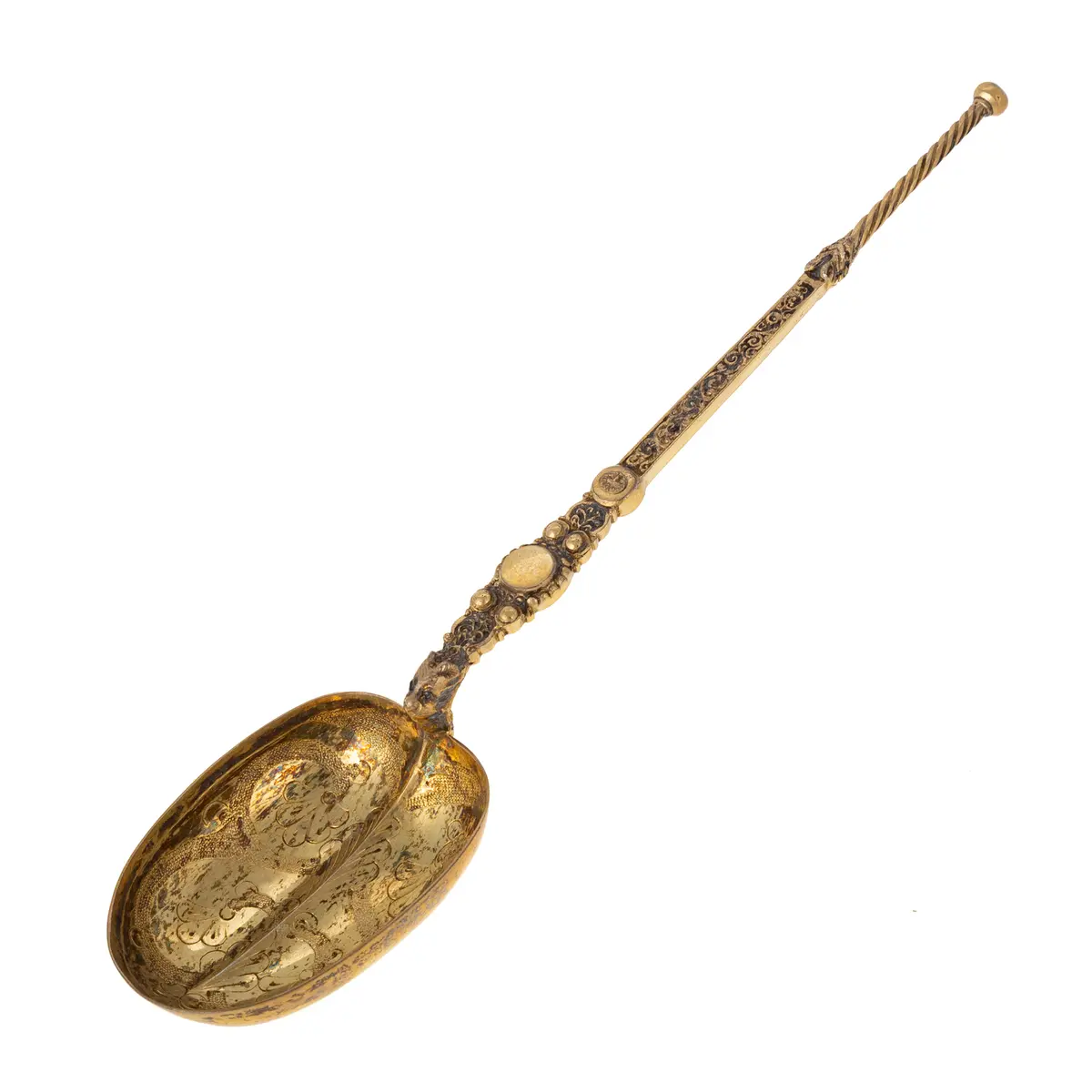 Edward VII Silver Gilt Coronation Spoon