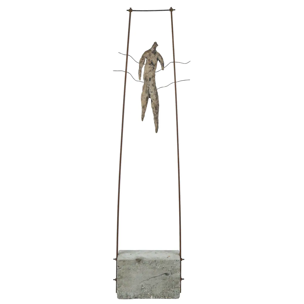 Randy Woods. "Morph," mixed media sculpture