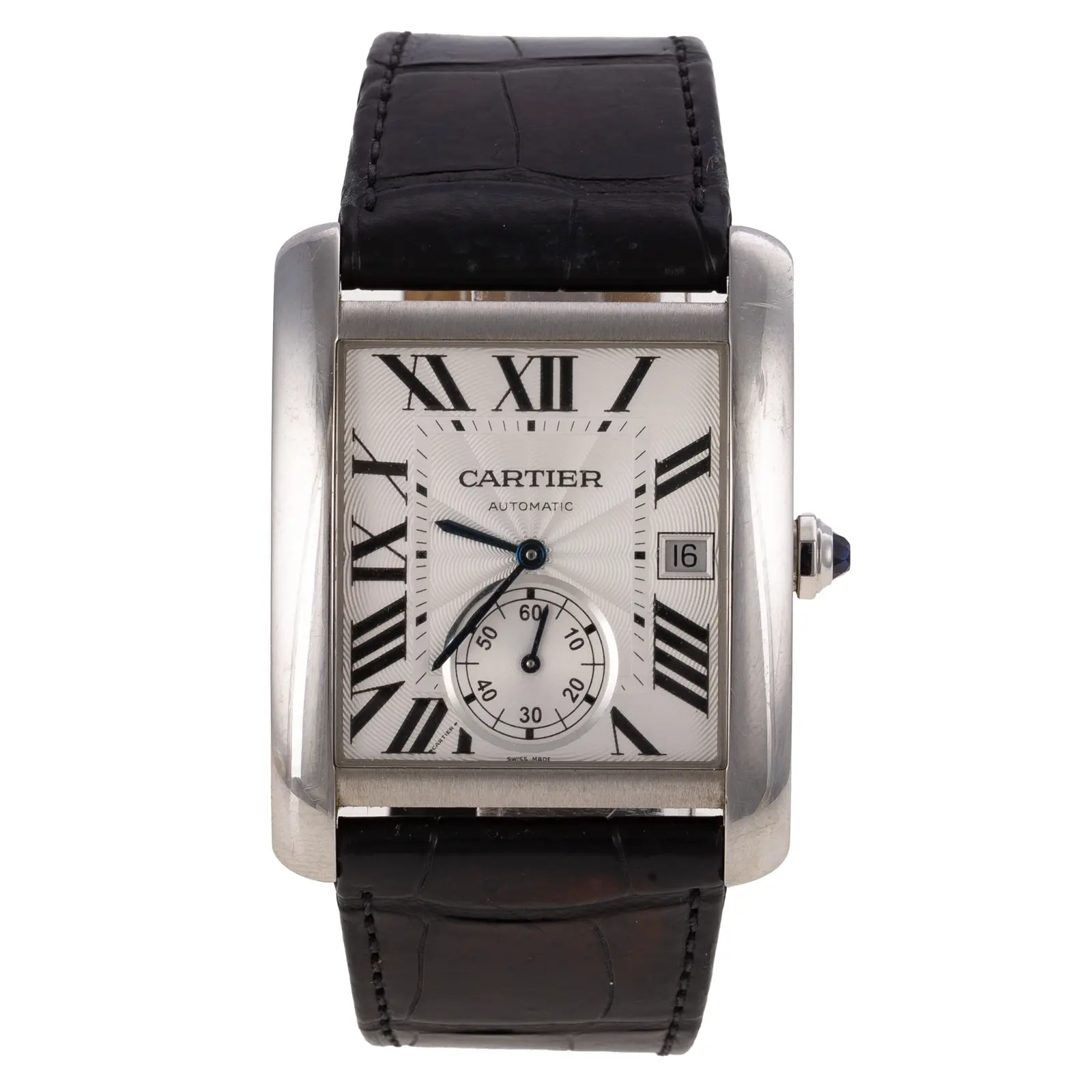 A Cartier Tank MC in Stainless Steel