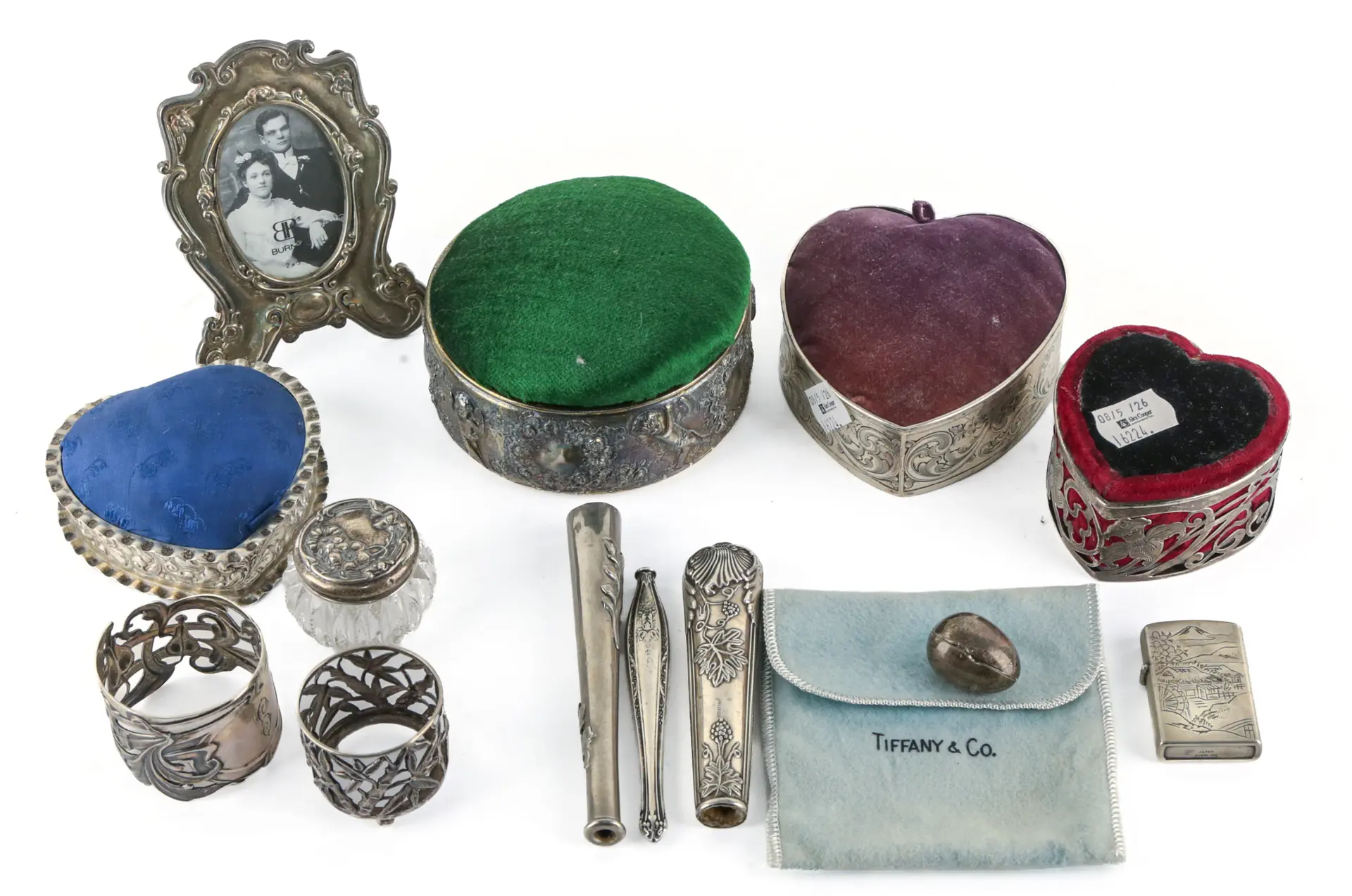 Collection of Sterling & Silver Objets de Vertu