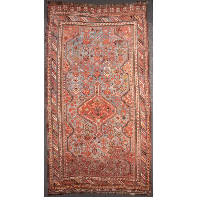 Semi-Antique Kashqai Rug, Persia, 5.2 x 9