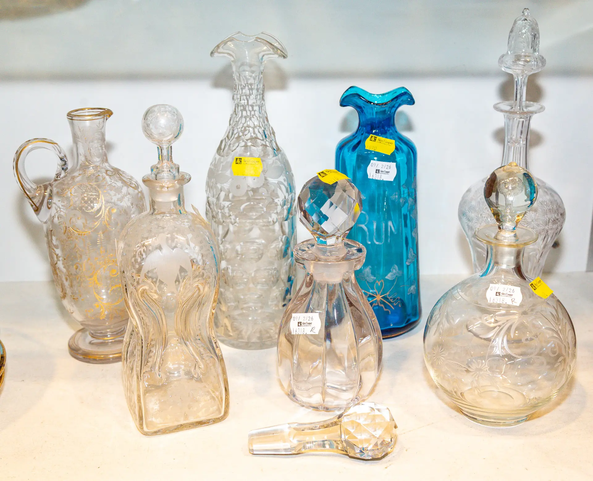 A Selection of Art Nouveau & Other Blown Glass