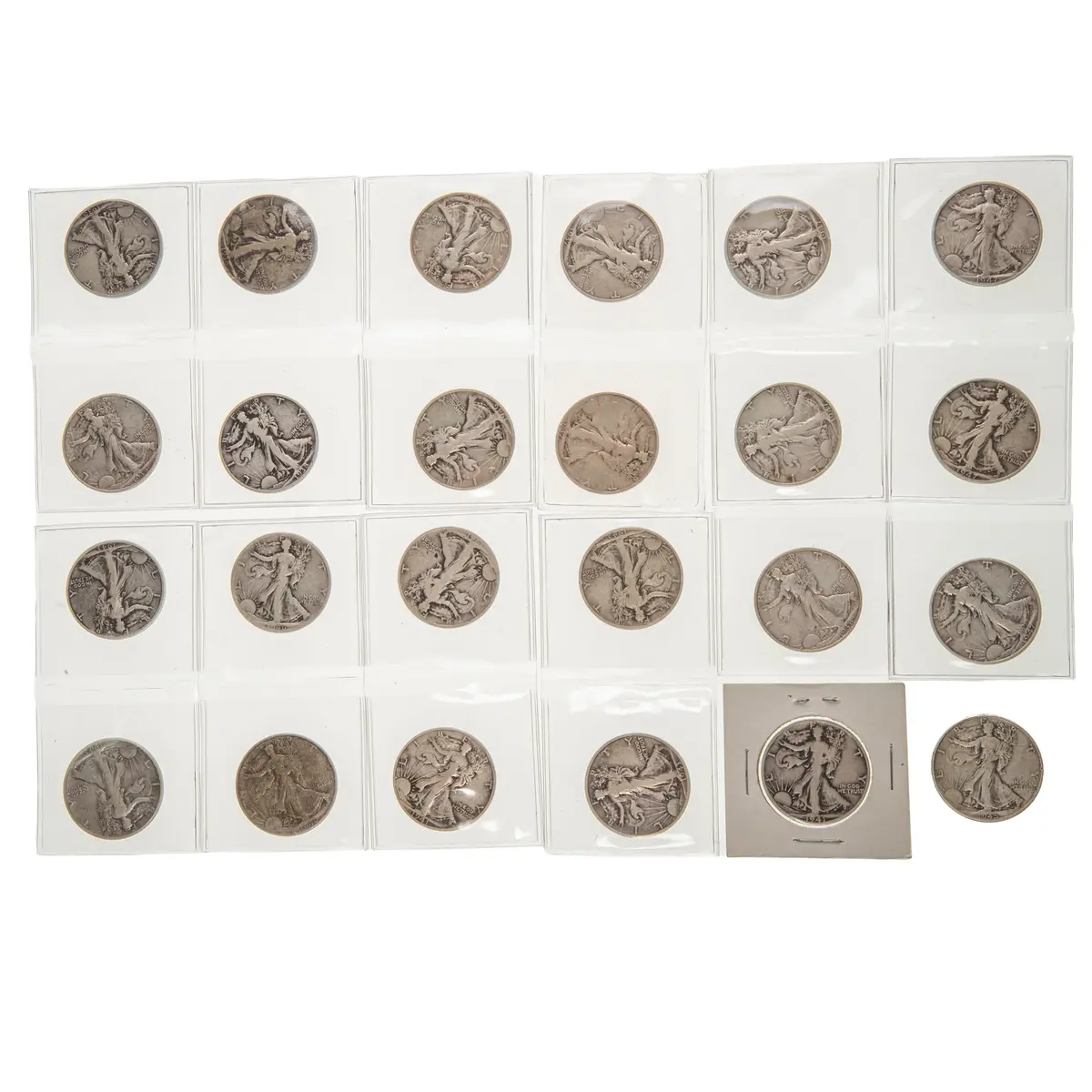 Two Dozen Liberty Walking Halves