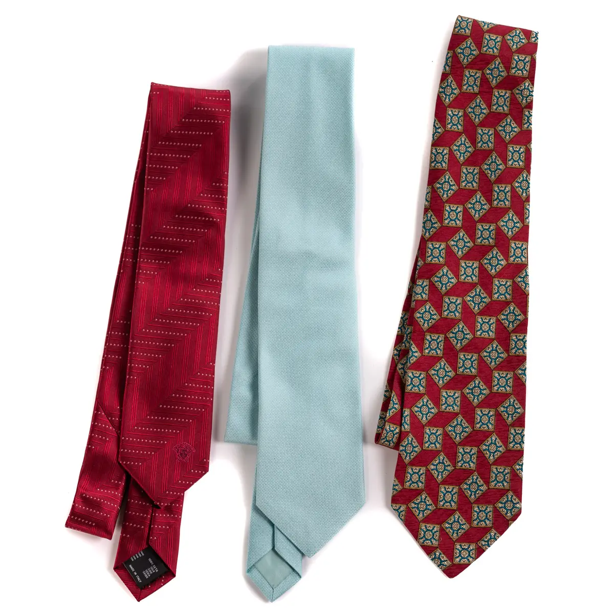 Three Designer Silk Neckties