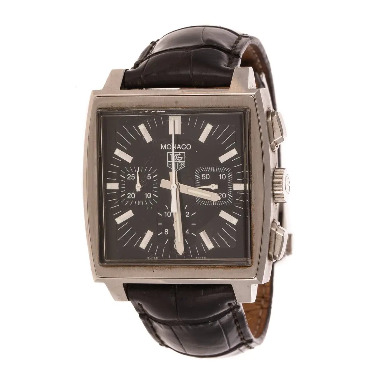 A Tag Heuer Monaco Watch in Stainless Steel