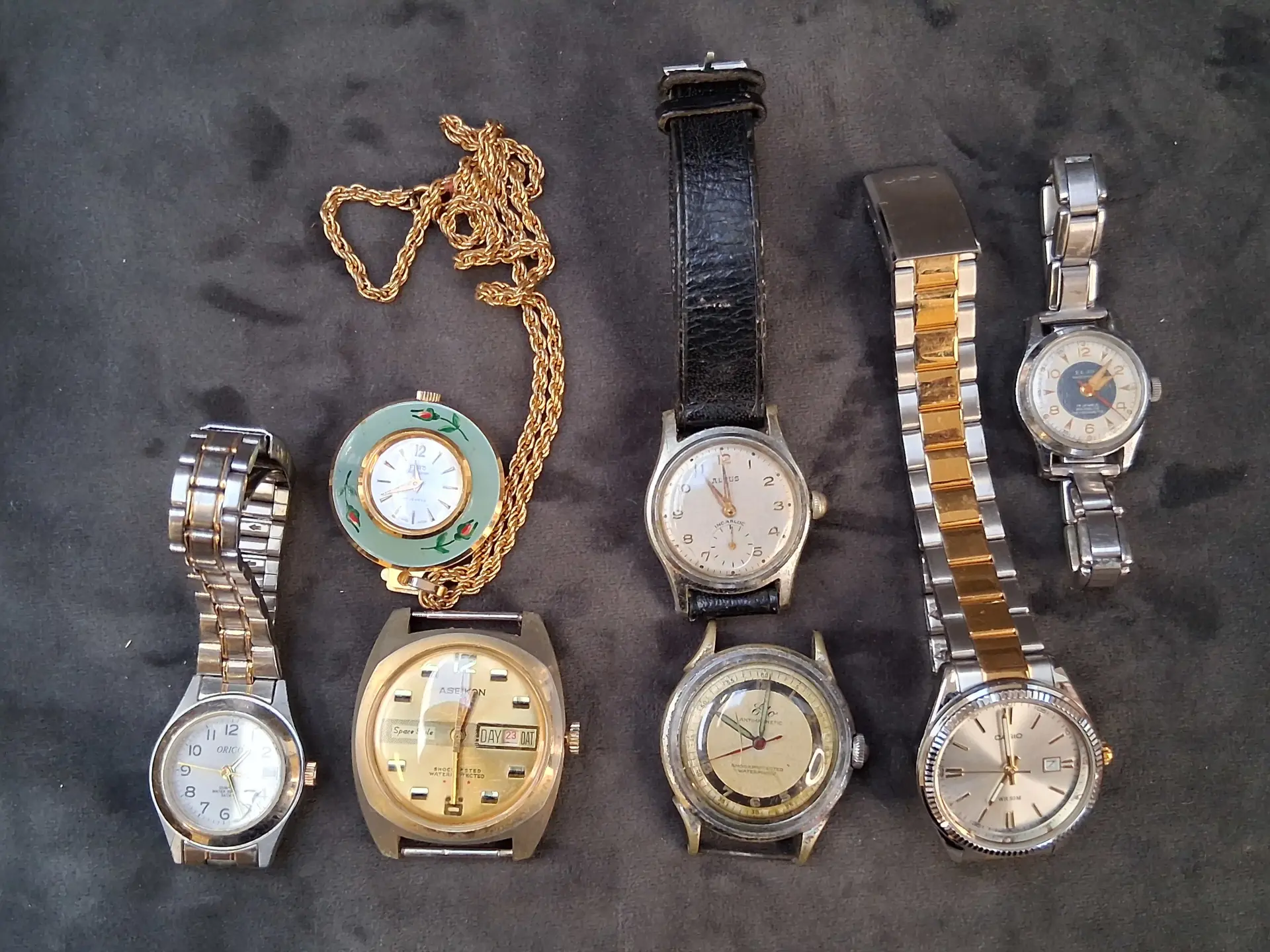Parti armbandsur, 7 st