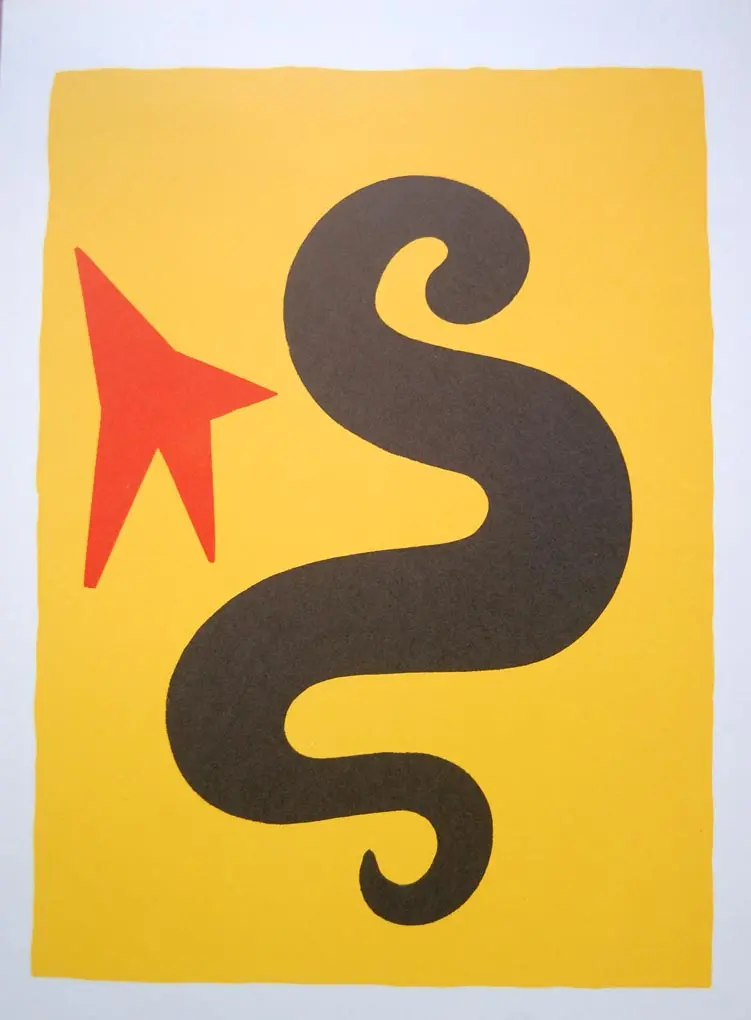 Alexander Calder - Original lithograph DLM 1971