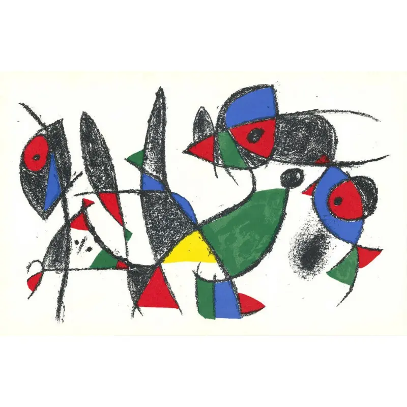 Joan Miró. Original lithograph IX