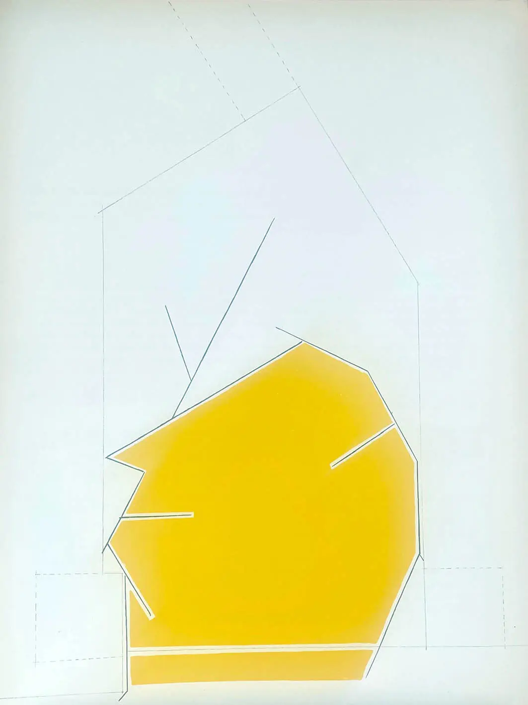 Pablo Palazuelo: Original lithograph Derriere le miroir 1970