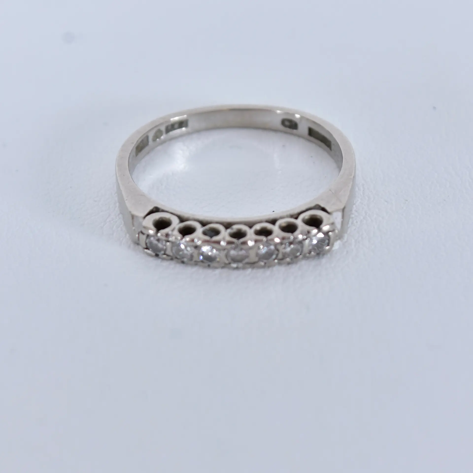 DIAMANTRING, 0,21ct, vitguld 18K.
