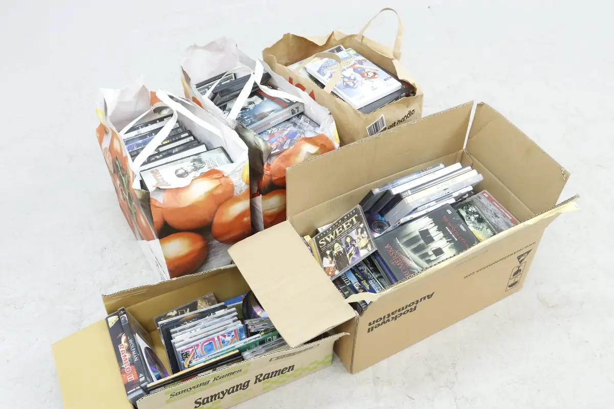 CD-skivor och DVD-spel