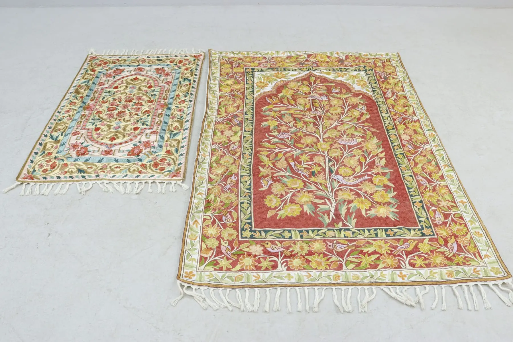 Mattor/bonader, 2st, broderade