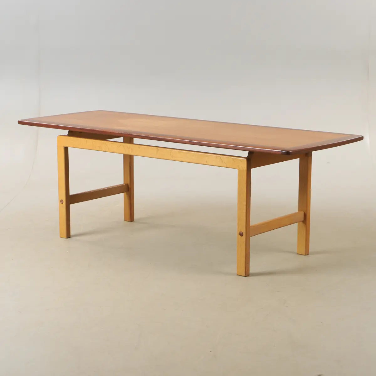 SOFFBORD, teak och ek, HMB Möbler, Rörvik, 1900-talets mitt.
