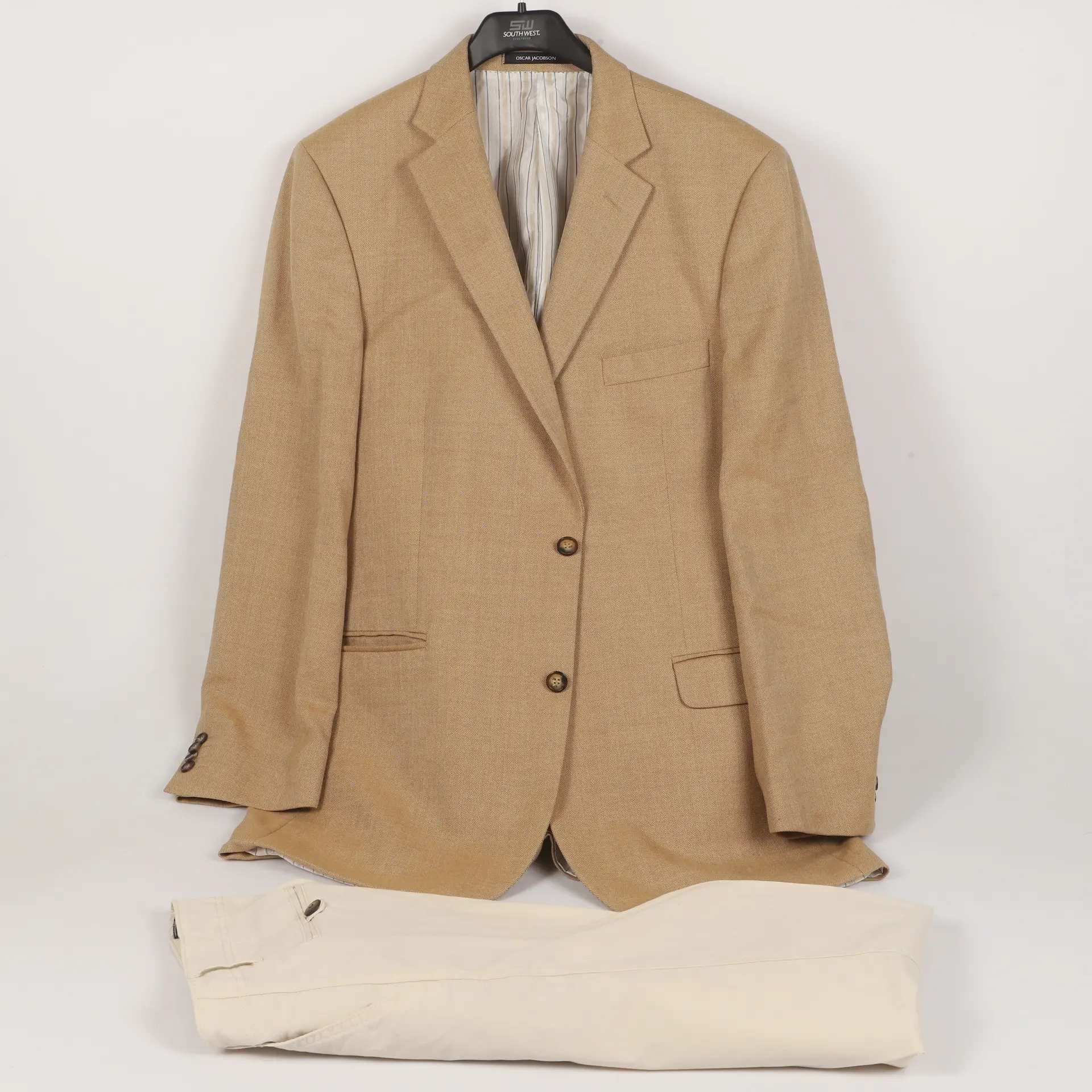 BLAZER OCH CHINOS, ull/silke m. m., bl. a. Oskar Jacobson.
