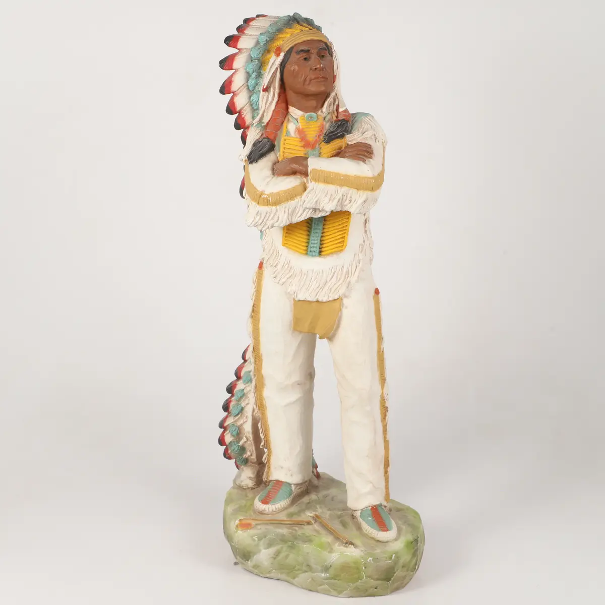 FIGURIN, indian, konstmassa, Universal Statuary, USA.
