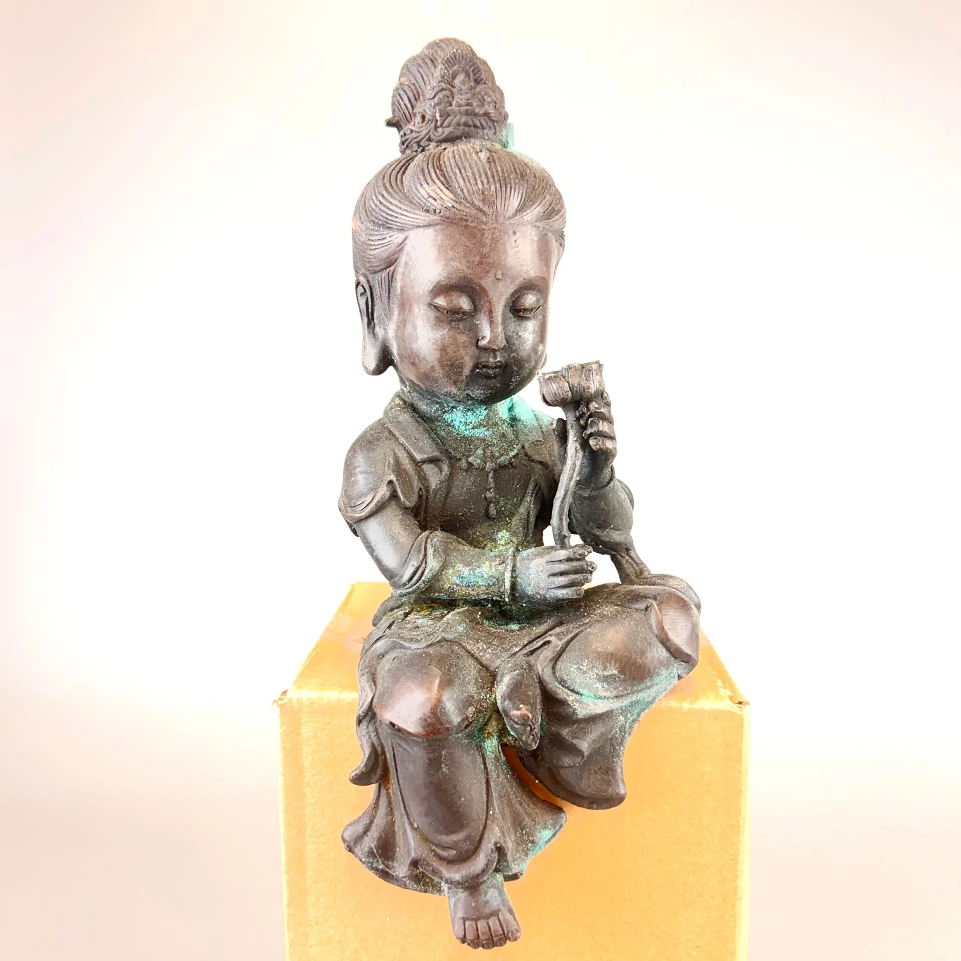 CHINESE BRONZE FIGURE.