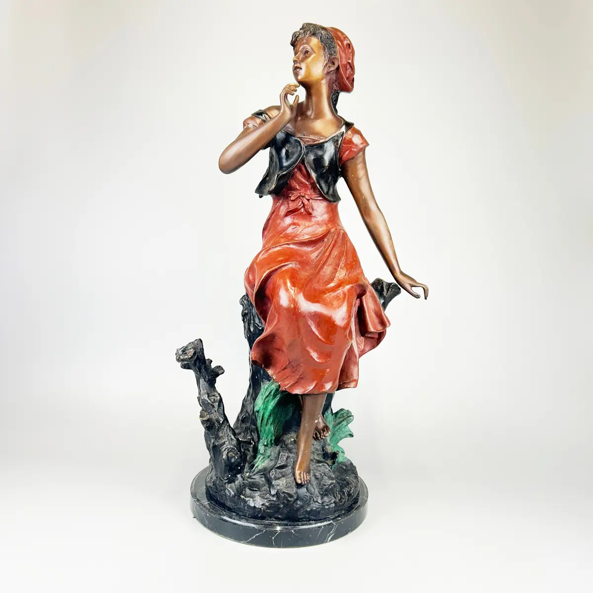 LARGE COLD PAINTED BRONZE.