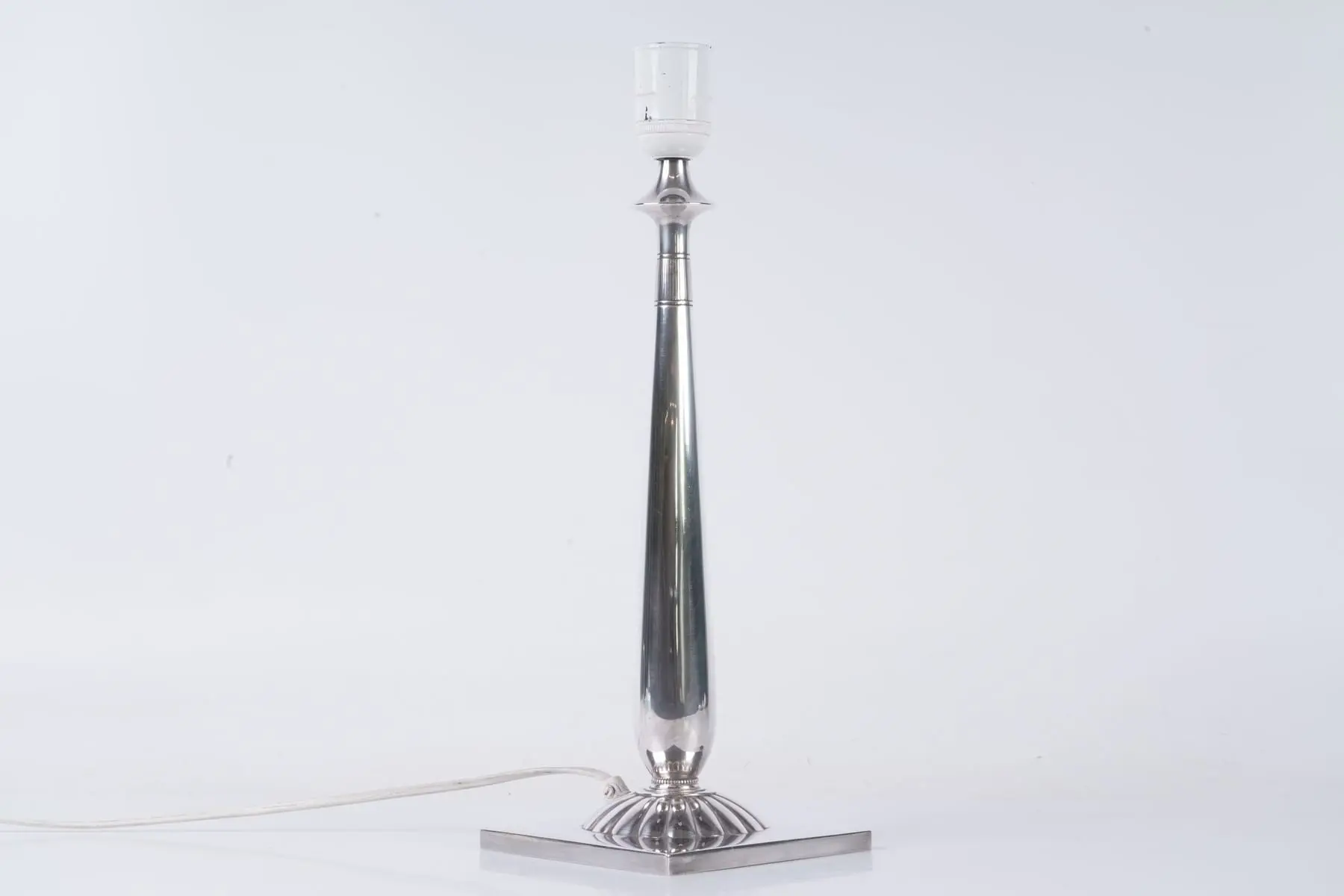 BORDSLAMPA, silver, GAB/Just Andersen, Swedish Grace, 1929