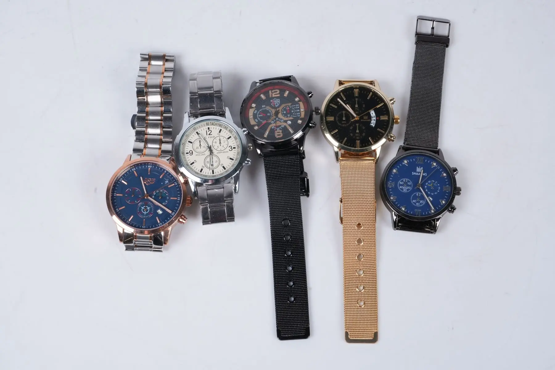 ARMBANDSUR, 5 st, bl.a. Shaarms