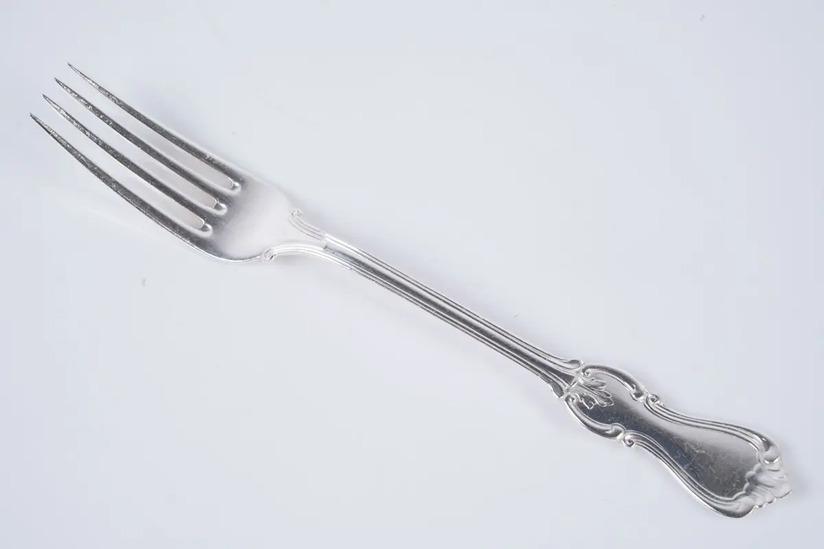 SMÖRGÅSGAFFLAR, 12 st, silver, "Olga", GAB, 1952-1963, ca 259,66 g