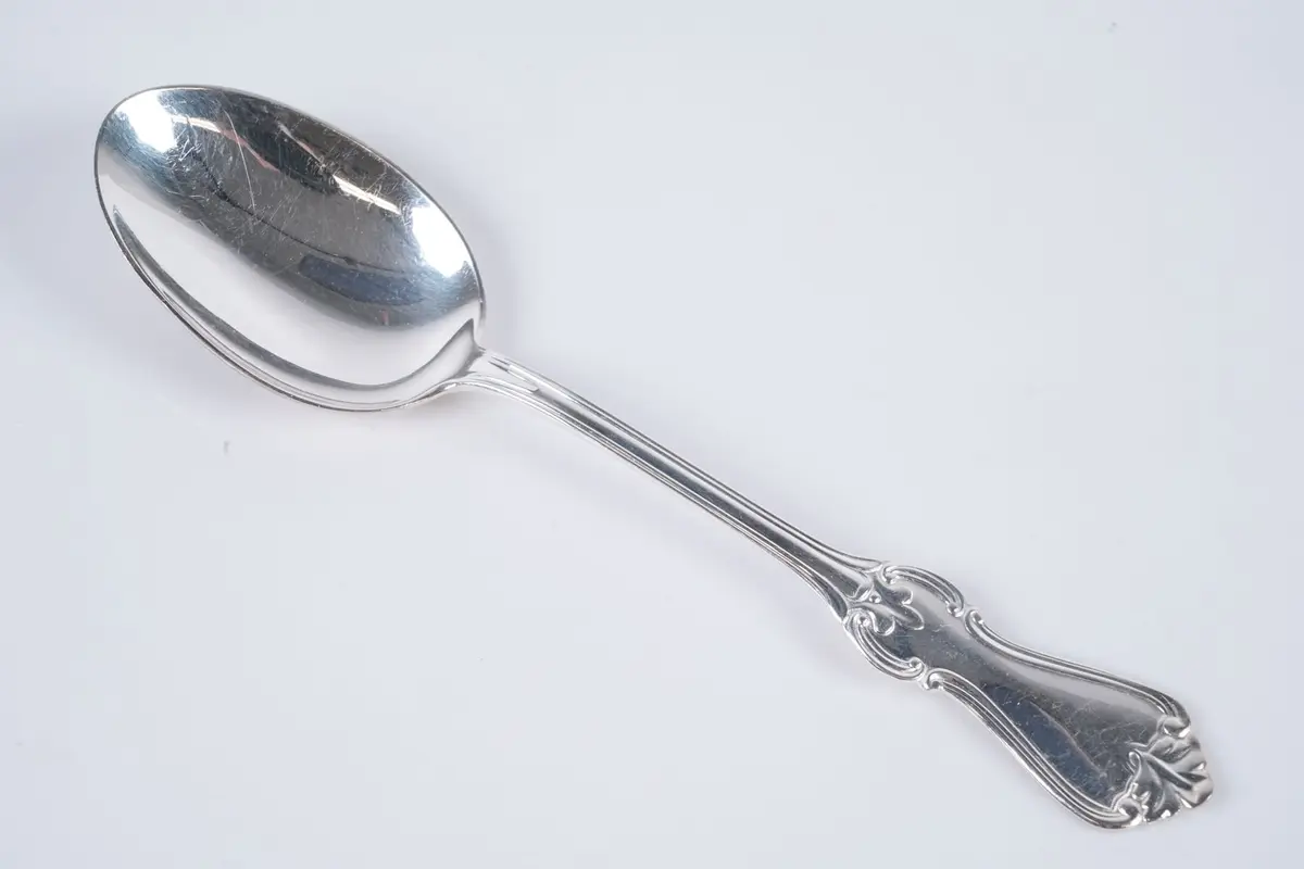 DESSERTSKEDAR, 12 st, silver, "Olga", GAB, 1959-1960, ca 399,09 g