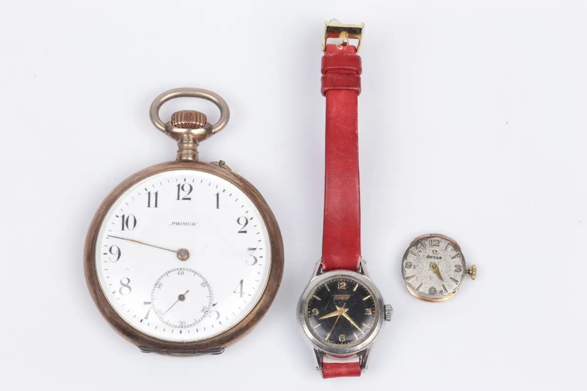 FICKUR, Primus, damarmbandsur, Tissot, samt urverk, Omega