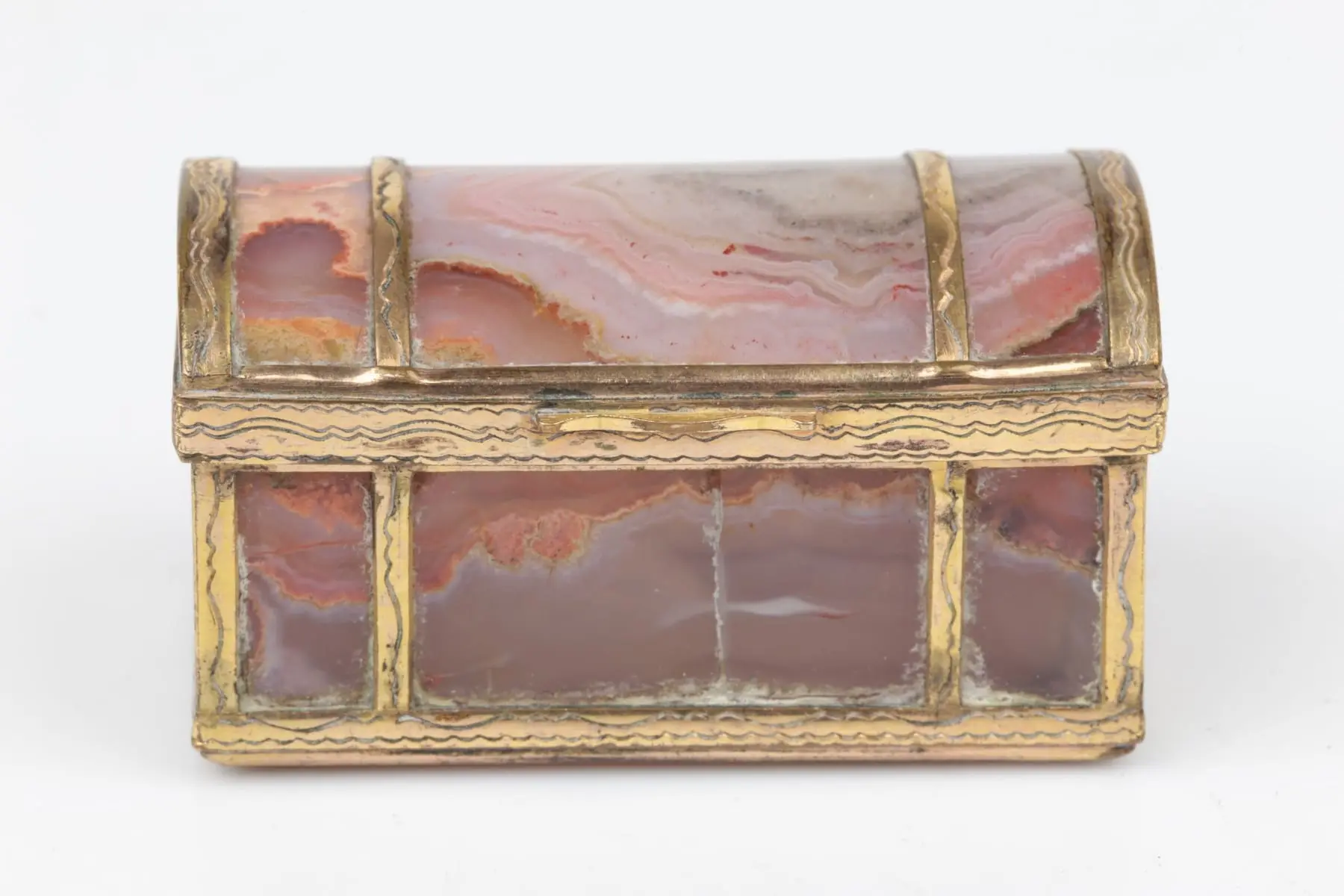 DOSA, med bandagat, mässing, 1800/1900-tal