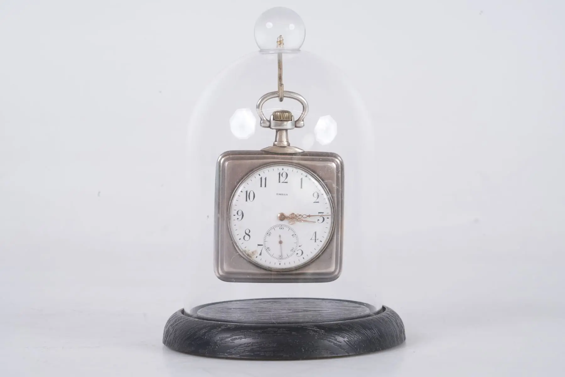 FICKUR, Omega, silver, 1912, med KLOCKSTÄLL