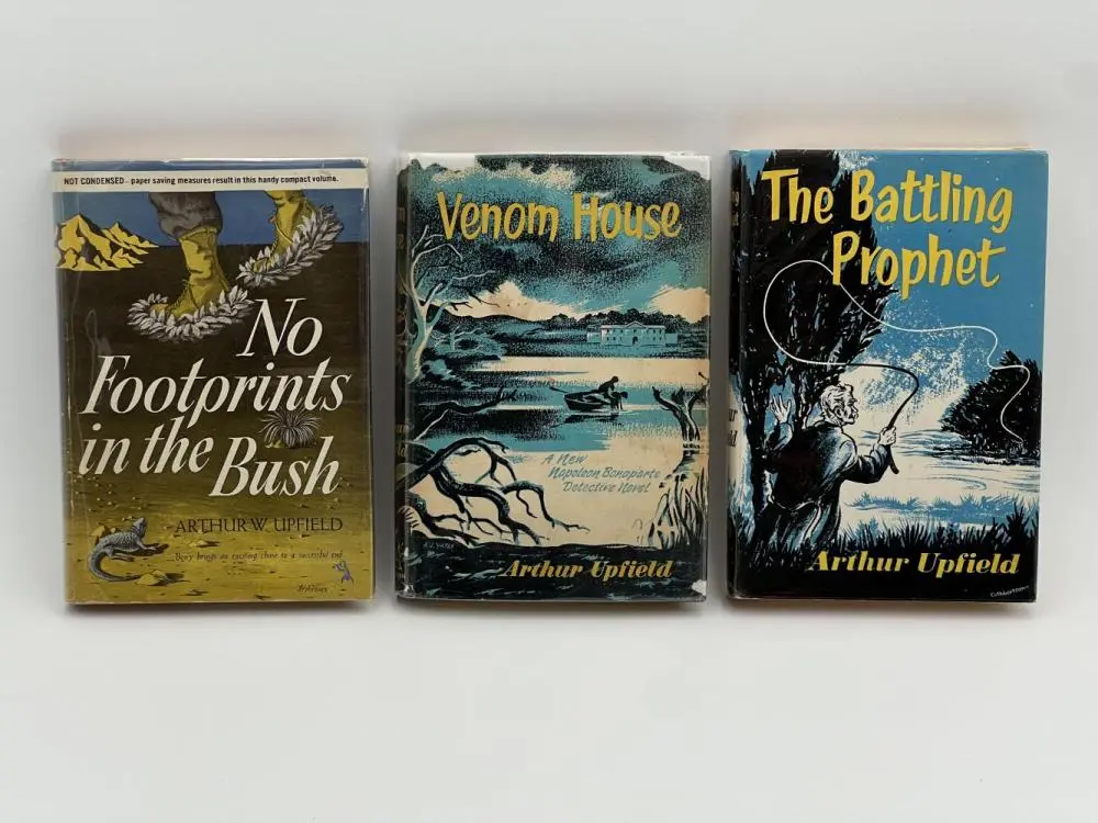 Arthur Upfield Lot of Three 1st Editions