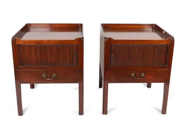A Pair of George III Mahogany Bedside Commodes