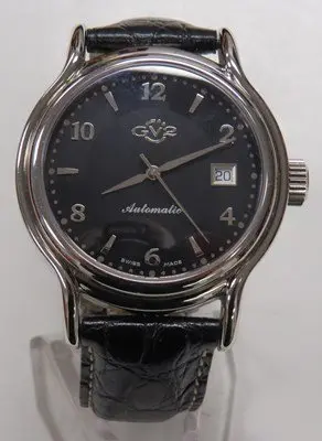 GEVRIL GV2 STAINLESS 25-JEWEL DATE JUST WATCH