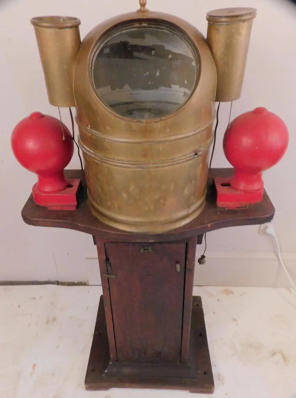 ANTIQUE SHIP'S BINNACLE