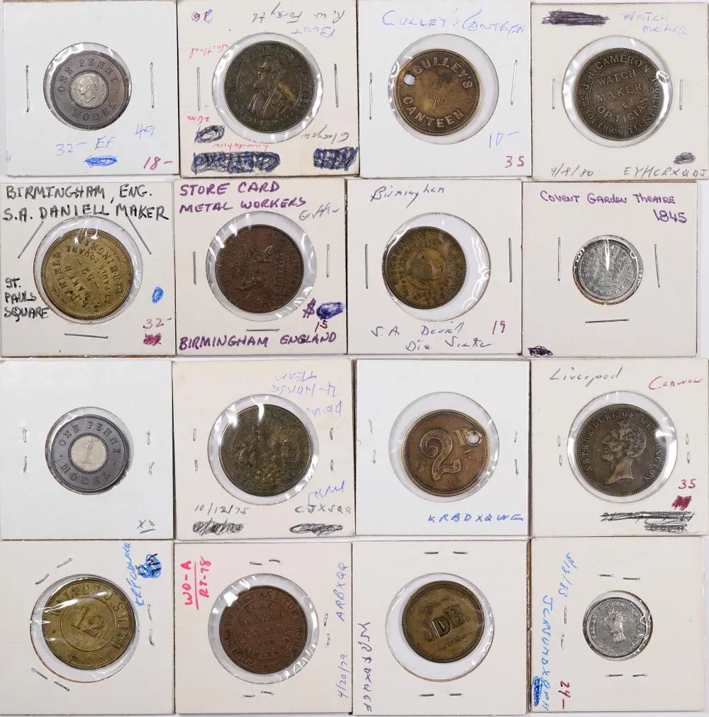 Foreign Token Group #15, Lot of 8 (121872)