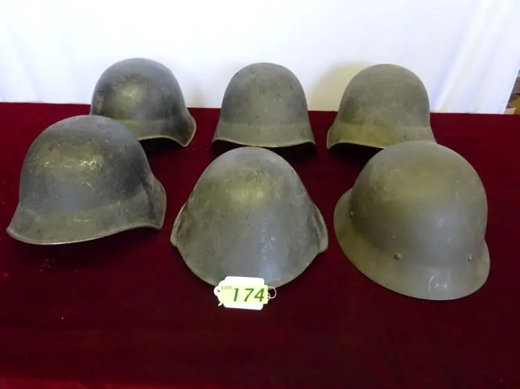 6 HELMETS:.