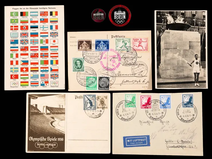 Berlin 1936 Olympic Games memorabilia from the collection...