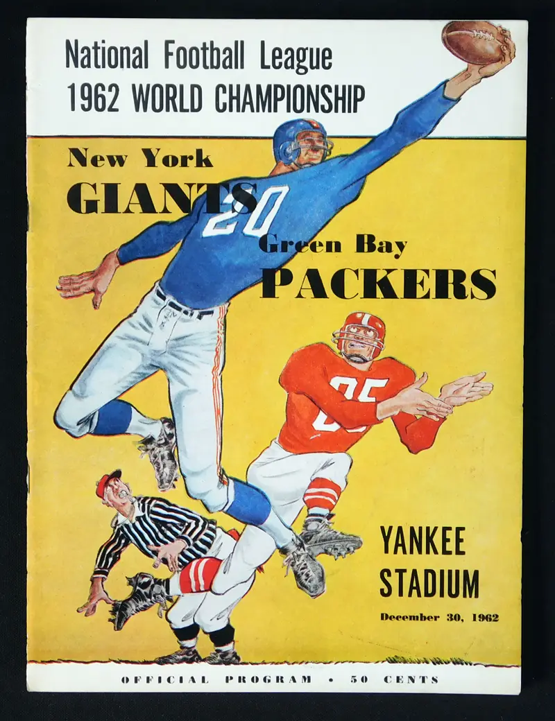 1962 NFL Championship Game Program