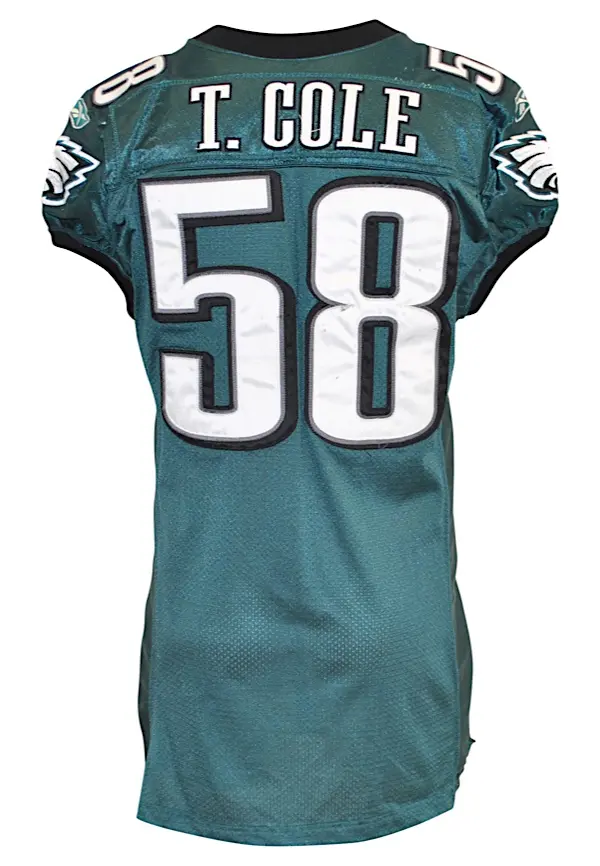 2007 Trent Cole Philadelphia Eagles Game-Used Home Jersey (NFL...
