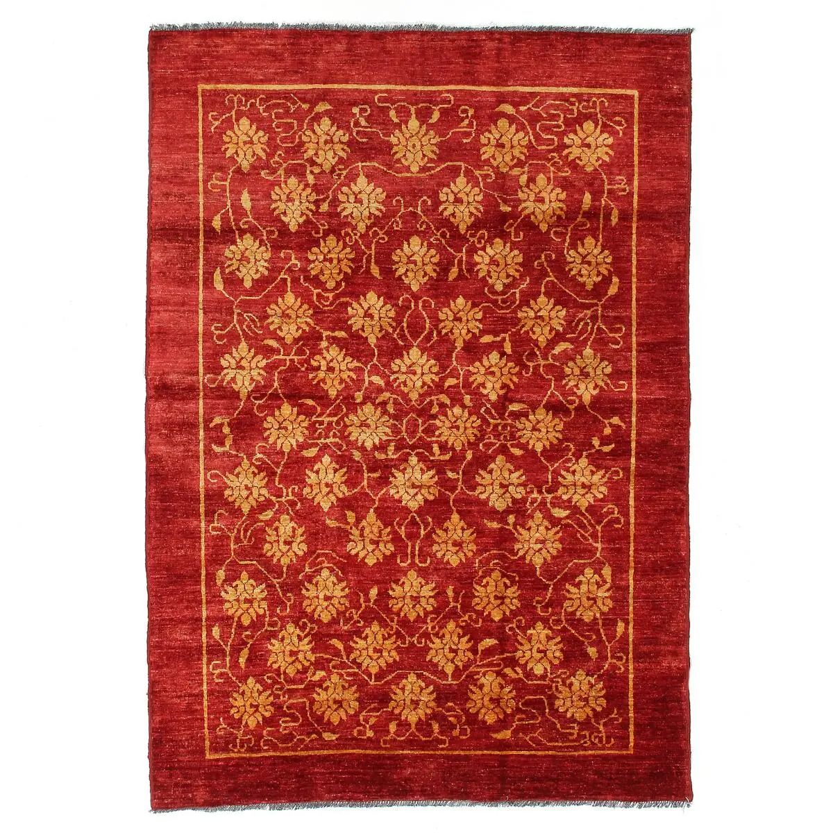 An Oriental carpet in “fleur de fleur” design