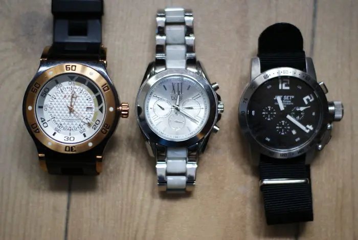 Lot Of 3 watches - 2 Jet set + 1 burgi quartz - 2009/2010