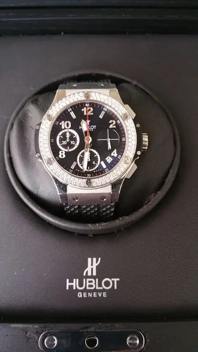 Hublot - Big Bang 41-MM Men's Diamond Bezel watch - 2010