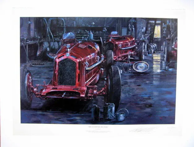 "The Calm Before The Storm" - Scuderia Ferrari Preparing the Alfa
